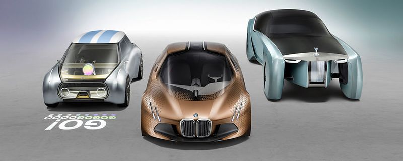 Neben dem BMW Vision Next 100 präsentieren die Münchner nun auch ihre Zukunftsvisionen des Mini und Rolls-Royce.