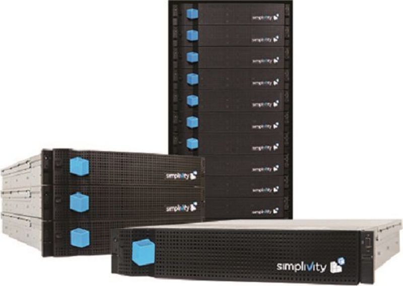 Hyperkonvergente Infrastruktur wie der Simplivity Omnicube integrieren eine virtuelle Rechnerarchitektur mit Computing-, Storage-, Netzwerk- und Virtualisierungs-Ressourcen in einem Gerät.