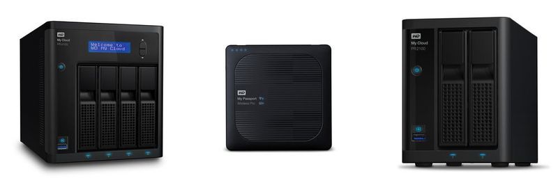 Mit den Geräten der WD Pro Serie richtet sich Western Digital an Profis der Kreativ-Branche. Die Serie besteht aus zwei NAS-Lösungen und dem mobilen Wi-Fi Speicher My Passport Wireless Pro.