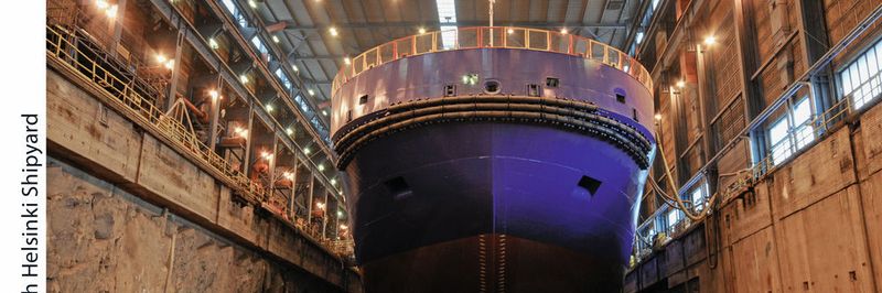 Arctech Helsinki Shipyard: Schweissarbeiten an Eisbrecher werden mit Kemppi-Ausrüstung durchgeführt.