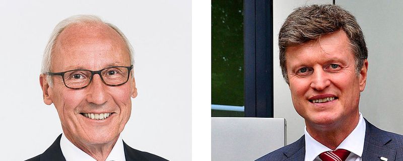 Bis zum Jahresende steht Rainer de Biasi (li.) der GTÜ und seinem Nachfolger als Geschäftsführer, Robert Köstler, noch beratend zur Verfügung.