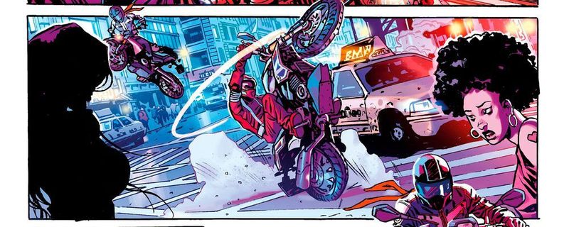 Riders in the Storm heißt die neuue Comicserie, mit der BMW Motorrad zeigt, künftig auch eine jüngere Zielgruppe im Visier zu haben.