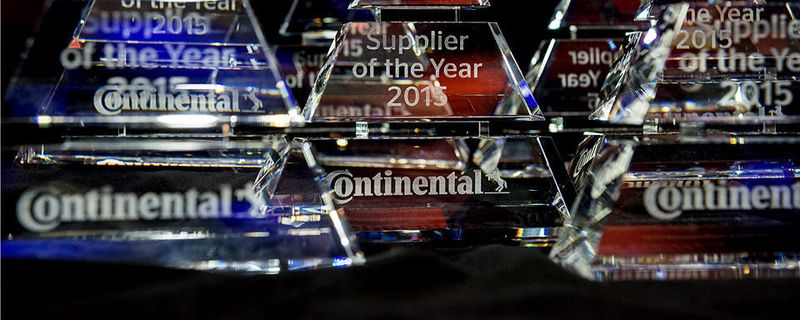 Die besten Zulieferer 2015: Continental hat den jährlichen Award an seine besten Zulieferer verliehen.