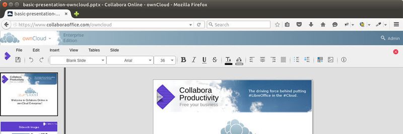 Collabora ergänzt ownCloud um Funktionen von LibreOffice.