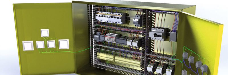 Solidworks Electrical 3D setzt die Elektroplanung in ein 3D-Modell um.