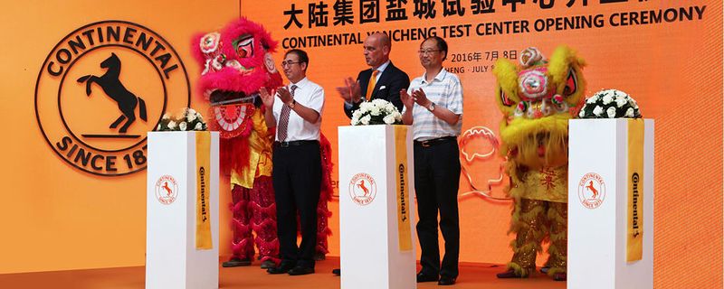 Continental hat ein neues Testcenter in Yancheng in der chinesischen Provinz Jiangsu offiziell eröffnet.