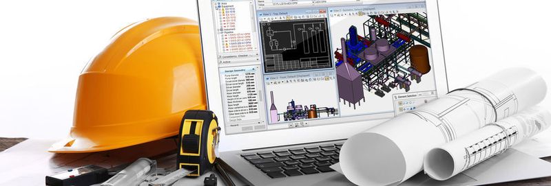 Die Integration von Comos und Open Plant zeigt den Vergleich eines 2D-/3D-Modells.