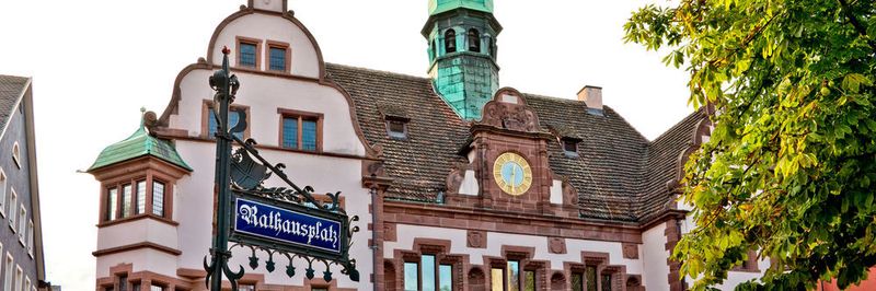 Rathausplatz in Freiburg