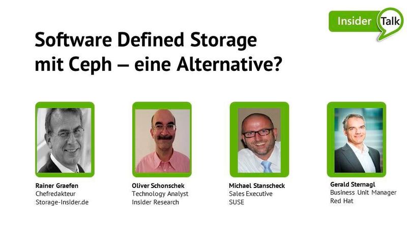 Storage-Insider-Talk über SDS mit Ceph