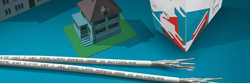 Das für Wohnbauten entwickelte Datenkabel „CU 7000 4P Home“ ist in einer Pull-Quick-Box lieferbar.
