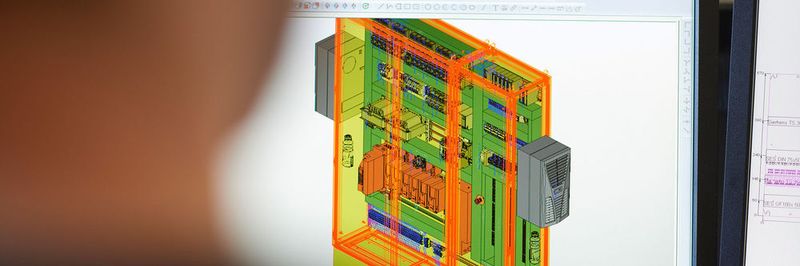 Eine durchgängige Datenhaltung sorgt bei Blumenbecker für mehr Effizienz von der Elektroplanung bis zum Versand. Bei der Aufbauplanung verwenden die Spezialisten für Steuerungs- und Schaltanlagenbau das 3D-Engineering-Tool 'Eplan Pro Panel'.