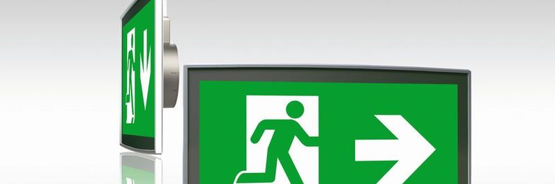 Sie dienen zur Beleuchtung von Fluchtwegen und Brandschutzeinrichtungen und m
