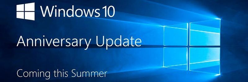 Für Windows 10 steht seit dem 2. August 2016 das Anniversary-Update zur Verfügung.