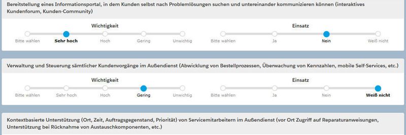Ein paar Mausklicks führen zur Analyse.