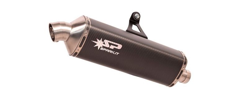 Die Parts Europe-Marke Spark bietet EC-geprüfte Slip-On-Schalldämpfer für die Honda CRF 1000 L Africa Twin.