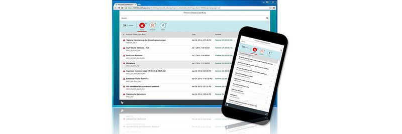 Die Überwachung einer Prozesskette in BW/4HANA lässt sich auch mobil mit dem Smartphone realisieren. Die SAP UI5 macht’s möglich.