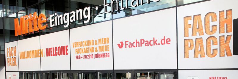 Vom Werkstoff zur Logistik – nur die Nürnberger FachPack vereint die Prozesskette der Verpackung unter einem Messedach.