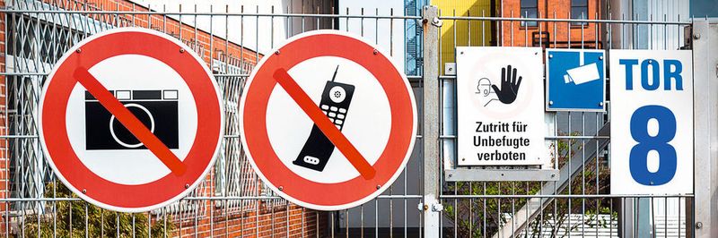 Schutzmaßnahmen vor Industriespionage.