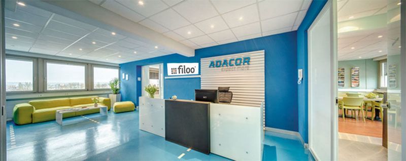 Das Filoo-Firmenlogo hat die Redaktion schon einmal bei Adacor eingebaut.