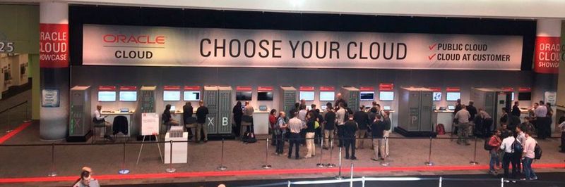 Auf der Oracle OpenWorld zeigte das Unternehmen seine Cloud-Angebote.