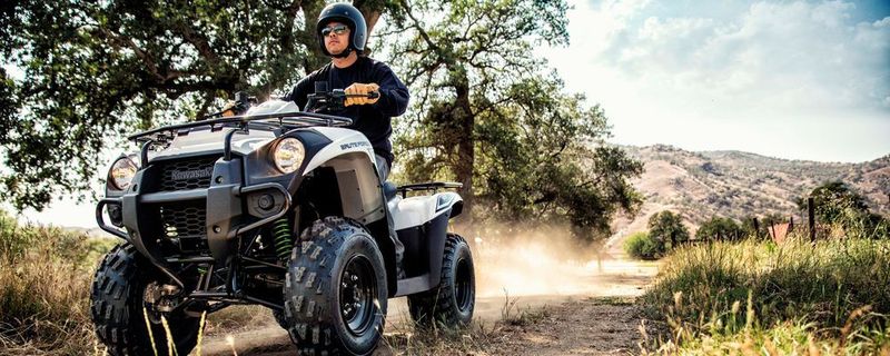 Kawasaki beschließt Aus für den ATV- und Mule-Import. Im Bild der Brute Force 300.