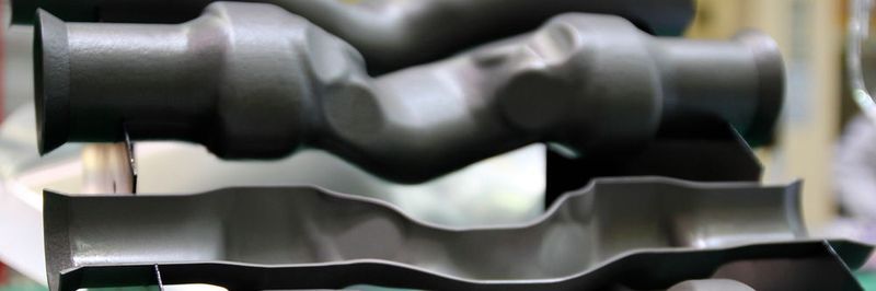 Mit Innenhochdruckumformung lassen sich Geometrien erzielen, die mit anderen Umformverfahren nicht erreichbar sind.
