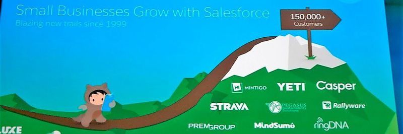 Über 150.000 kleine und mittlere Unternehmen haben Salesforce im Einsatz.