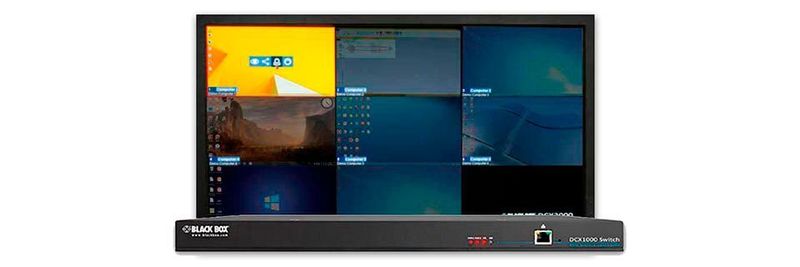 Das 10-Port-Modell DCX1000 ist das jüngste Mitglied der DCX-KVM-Matrix-Switch-Serie von Black Box.
