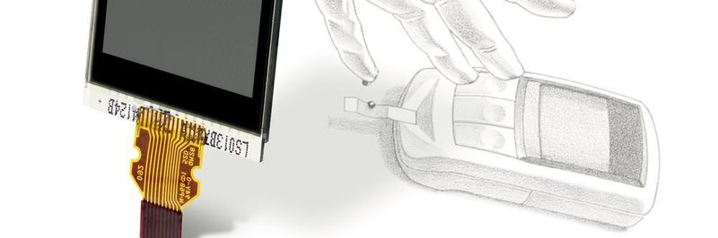 Memory-in-Pixel-Displays von Sharp – wie das hier abgebildete LS013B7DH05 – eignen sich aufgrund ihrer hohen Auflösung und ihres niedrigen Stromverbrauchs für die Darstellung von Blutzuckerwerten in modernen Glukosemessgeräten.