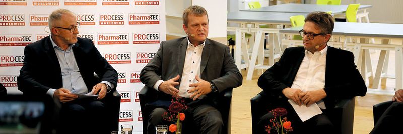 Gerd Kielburger (PROCESS), Andreas Geiss (Siemens) und Martin Reichinger (B&R) (v.l.n.r.)