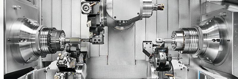 Werkzeugträger: Durch einen zweiten unteren Revolver kann die Maschine deutlich produktiver agieren.