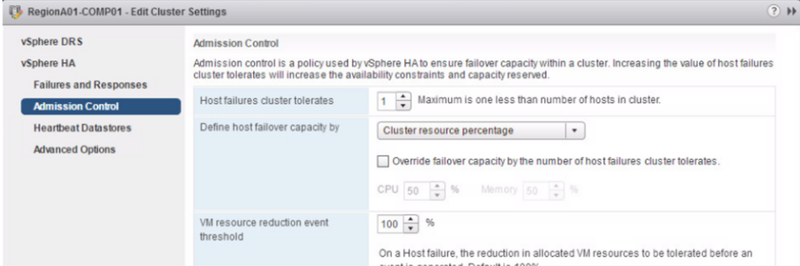 vSphere 6.5 vereinfacht die Einstellungen in HA-Admission Control (Thomas Drilling, VMware)