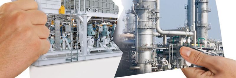 Ring frei für den Kampf um die Zukunft des Anlagenbaus: Wer macht das Rennen? Die Modulanlage aus dem baukasten oder die Megaplant im Wüstensand?