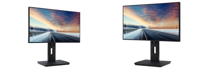 Die Business-Monitore der BE-Serie von Acer gibt es mit 23,8-Zoll-Full-HD-Panel und als WQHD-Modelle mit 27 Zoll Diagonale.