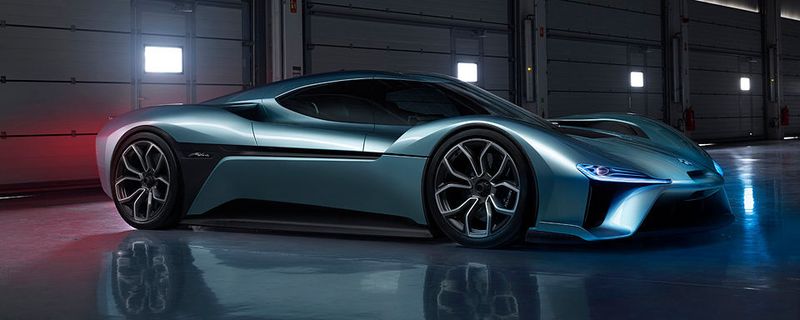 Next EV präsentierte in London den Elektrosportwagen Nio EP9.