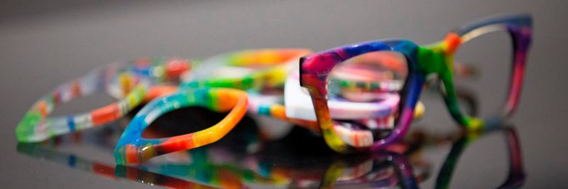 Der Brillenhersteller Safilo profitiert durch den Einsatz des Druckers J750 von mehr Kreativität im Design, dem kostengünstigen Testen verschiedener Modelle und einer beschleunigten Markteinführung.