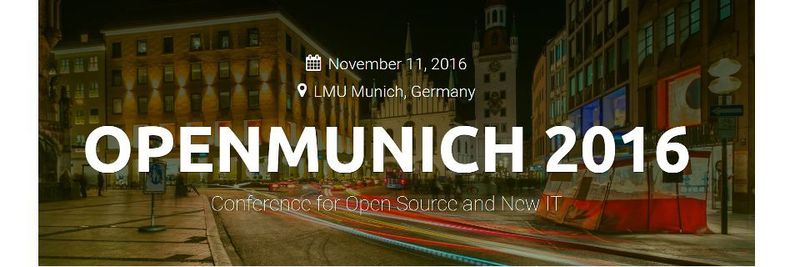 OpenMunich: Kleine, feine Technologiekonferenz an historischer Stätte.