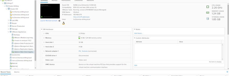 vSphere 6.5 bringt den neuen HTML5-Client zum Ausprobieren mit (Thomas Drilling).