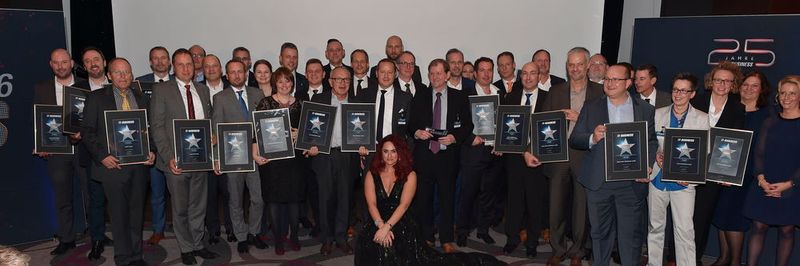 Die glücklichen Gewinner des Abends.