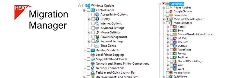 Heat DSM 2016.2 bietet einen Manager für die Migration auf Windows 10 mit erweitertem Support für MS Office (2003-2016).