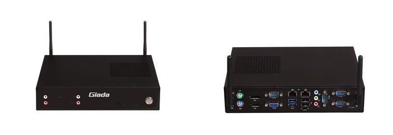 Der Mini-PC-Barebone Giada D360 unterstützt Core-Prozessoren der sechsten und auch der demnächst erscheinenden siebten Generation. Der kompakte Rechner mit Metallgehäuse ist für anspruchsvolle Digital-Signage-Anwendungen bestimmt.