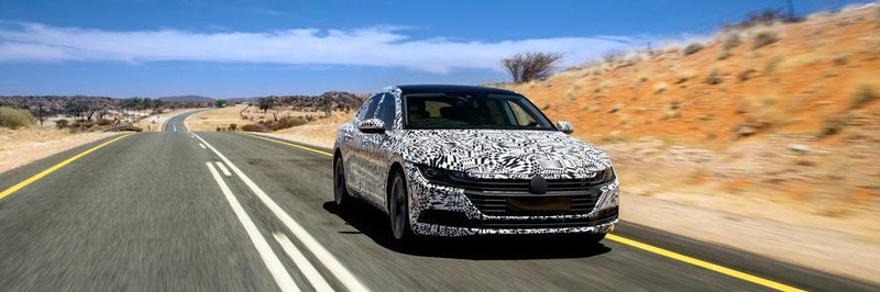 Der neue VW Arteon debütiert auf dem Genfer Automobilsalon im März und positioniert sich als Wettbewerber des Audi A6 und BMW 5er.