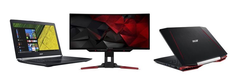 Mit neuen Monitoren, Notebooks und Rechnern brennt Acer auf der CES ein wahres Gaming-Feuerwerk ab. Eye-Tracking bieten gleich mehrere Geräte.