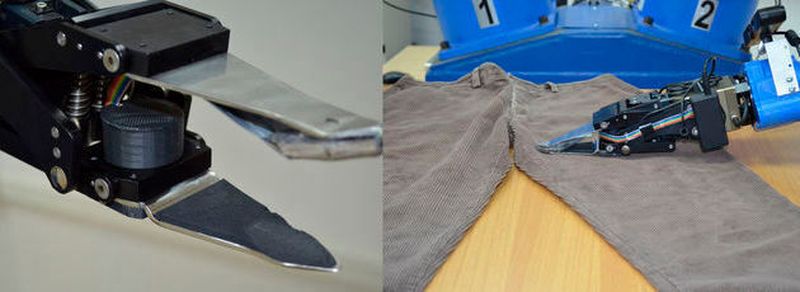 „Dexterous Blue“ scannt die jeweiligen Einzelteile auf ihre Beschaffenheit und analysiert anhand von Vergleichsmodellen um welches Material es sich handelt. Wurde der Stoff erkannt, wird die Kleidung dem entsprechend sortiert und auf Wunsch im Vorfeld ordnungsgemäß gefaltet.