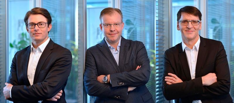 Neue Führungsstruktur bei VBM (v. li.): Matthias Bauer, Florian Fischer und Günter Schürger bilden künftig gemeinsam die Geschäftsführung des Unternehmens.