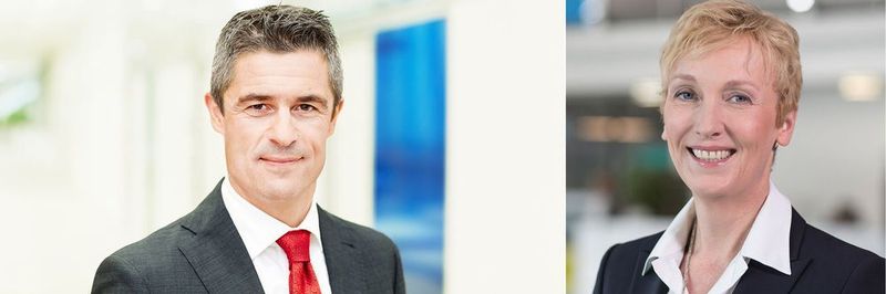 Bechtle-Vorstand Michael Guschlbauer und Microsoft-Geschäftsführerin Sabine Bendiek dehnen die Partnerschaft von Systemhaus und Hersteller auf das Public-Cloud-Geschäft aus.