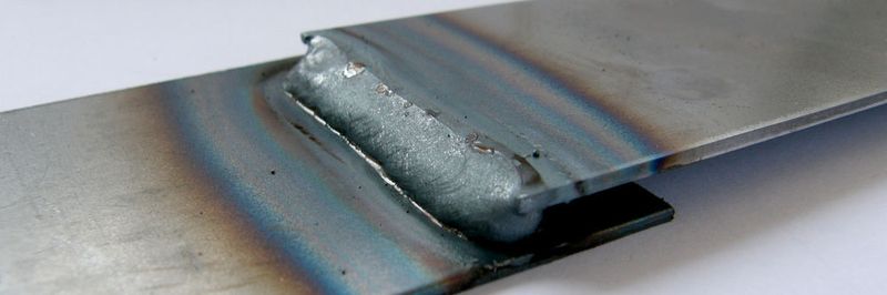 3 mm Spaltüberbrückung mit 1,0 mm Stahldraht bei 100 % HC MAG.