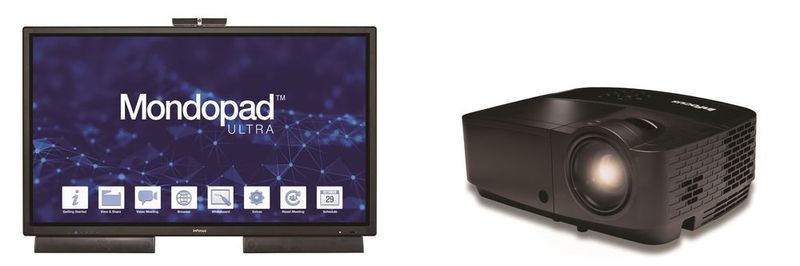 Infocus zeigt auf der ISE in Amsterdam die 70-Zoll-Ultra-Variante des Touchscreen-Rechners Mondopad. Zudem gibt es noch die neuen Beamer der Serie IN2120x zu sehen.