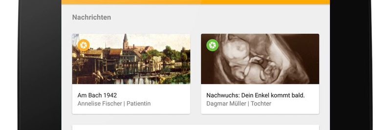 Wichtige Ereignisse mit Demenzkranken teilen – zum Beispiel die Geburt des Enkelkindes