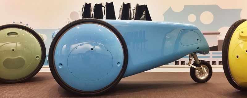 Noch mehr Platz, nämlich 120 Liter, bietet das autonome Vehikel Kilo.